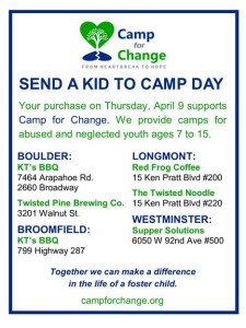 Send A Kid to Camp Day 2015